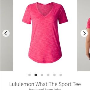 Lululemon -What the Sport short sleeve